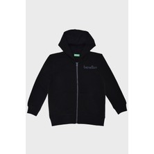 United Colors Of Benetton Pamuklu Regular Fit Kapüşonlu Sweat Erkek Çocuk Sweat BNTB21876