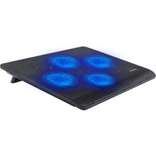 Digital Computer Home N1314 Dizüstü Isı Dağılımı Tabanı LED Işık 4-Fan Soğutucu Standı Masaüstü Dizüstü Soğutma Pedi (Yurt Dışından)