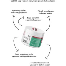 Qur Pro 3 Vitamin Complex Vegan Sülfatsız Keratin Şampuan ve  Dökülmeye Karşı ve Uzatma Etkili Vegan Keratin Saç Maskesi