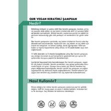 Qur Pro 3 Vitamin Complex Vegan Sülfatsız Keratin Şampuan ve  Dökülmeye Karşı ve Uzatma Etkili Vegan Keratin Saç Maskesi