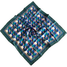 Cacharel Yeşil Karma Desen Tivil İpek Eşarp 8860313  -  911  -  35653