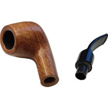 Falconetti 9 Mm. Kahverengi Sandalwood Eğimli Sap Ahşap Pipo RD40