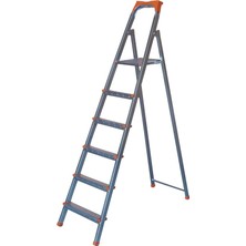 Asvera Yakut Serisi 5+1 Basamaklı Galvanizli Profil Merdiven - Ev - Bahçe - İş Yeri İçin Dayanıklı