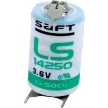 Saft Pil Kısa Puntalı 14250 Lityum 3.6V Lı-Socı2