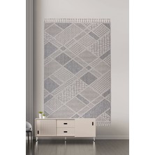 Simerev Halı Bukle Dokuma Ince Saçaklı Salon Mutfak Oturma Odası Halısı Yoluk Antre Çocuk Yatak Odası Kilim Halı