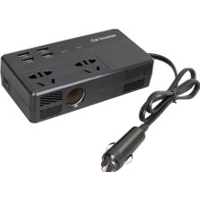 POWERMASTER CZ01/12V-24V 12-24 VOLT 200 WATT 3 USB GİRİŞLİ ARAÇ POWER INVERTER