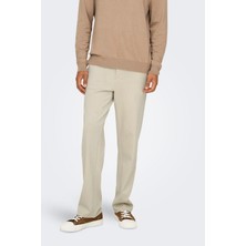 Only & Sons Erkek Onsmark Regular Fit Chino Pantolon 22033199 Taş