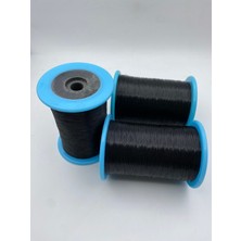 Siyah Misina - 0,40 mm Sabit Siyah Renk  Misina,çanta, Aksesuar Yapımı Misina (~450-500M)