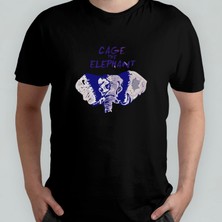 Pixxa Cage The Elephant %100 Pamuklu Bisiklet Yaka T-Shirt Model 1