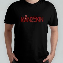 Pixxa Maneskin %100 Pamuklu Bisiklet Yaka T-Shirt Model 3