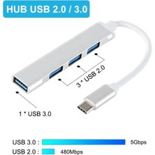 Silabor Type-C USB Hub Çoklayıcı USB 3.0