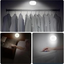 Hareket Sensörlü USB Şarjlı Beyaz LED Işık Gece(Karanlıkta) Aktif Lamba