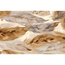 Aden Dekoratif Tüyler Kanvas Tablo