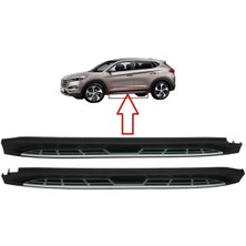 Hyundai Tucson Yan Basamak 2015-2020  Sıde Step Square Style