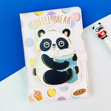 Çılgıntrend Panda Tasarımlı Kabartma Kapaklı Defter