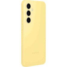 Samsung Galaxy S24 Fe Silikon Kılıf Sarı