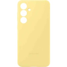 Samsung Galaxy S24 Fe Silikon Kılıf Sarı