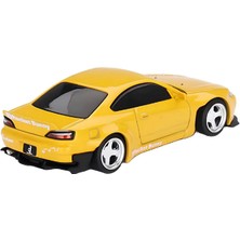 Mini GT 1:64 Diecast Nissan Silvia (S15) Rocket Bunny Bronze Yellow  Model Araba