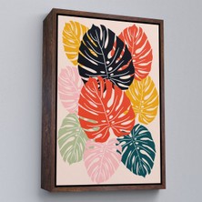 Miyrem canvas Serie  Tropikal Yapraklar TABLOSU-7663