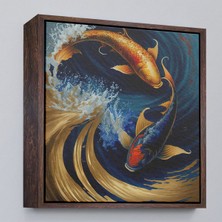 Miyrem canvas Serie  Koi Balığı TABLOSU-8346