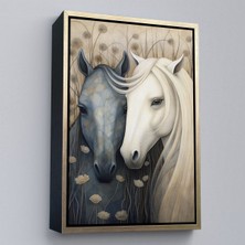 Miyrem canvas Serie  At Çifti TABLO-7549