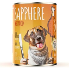 Sapphere Kümes Hayvanlı Yetişkin Köpek Maması Konserve 400 gr