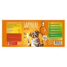 Sapphere Kümes Hayvanlı Yetişkin Köpek Maması Konserve 400 gr