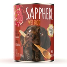 Sapphere Kırmızı Etli Yetişkin Köpek Maması Konserve 400 gr