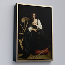 Miyrem canvas Serie  Caravaggio - Iskenderiyeli Aziz Catherine TABLOSU-7386