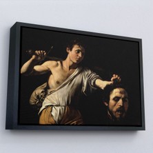 Miyrem canvas Serie  Caravaggio - David With The Head Of Goliath, Davud Goliath'ın Başı TABLOSU-7066