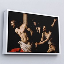 Miyrem^#canvas Serie  Caravaggio - Sütündaki Isa Tablo - Christ At The COLUMN-7062