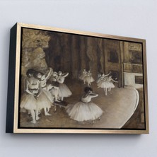 Miyrem canvas Serie  Edgar Degas - Sahnede Bale Prova TABLOSU-7053