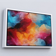 Miyrem^#canvas Serie  Renkli Suluboya Görünümlü Soyut TABLOSU-7277