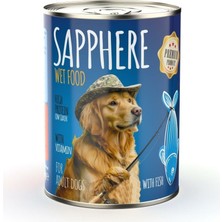 Sapphere Balıklı Yetişkin Köpek Maması Konserve 400 gr