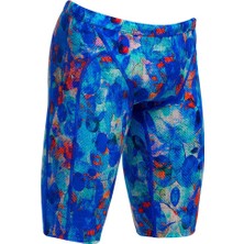 Funky Trunks Jam Paint Press Erkek Antrenman Mayo, Dizboyu Jammer