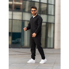 Man Forces Erkek Takım, Waffle Kumaş Alt Üst Takım, Soğuk Havalara Uygun, Pamuklu, Günlük Giyim, Spor Kombin