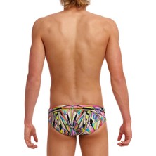Funky Trunks Scissor Kick Erkek Dikişli Slip Antrenman Mayo, 8cm Seamed Briefs