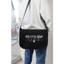 Fuddy Moda Taylor Swift Baskılı Postacı Çantası, Unisex Swiftie Baskılı Omuz Çantası