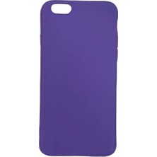 Piyasa Sepeti Apple iPhone 6S İnce Mat Silikon Kılıf Mor