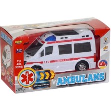 Prestij Oyuncak Fab 112 Sesli ve Işıklı Ambulans -Prestij