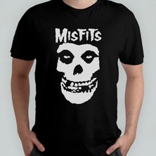 Pixxa Misfits %100 Pamuklu Bisiklet Yaka T-Shirt Model 1