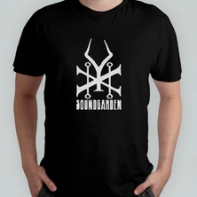 Pixxa Soundgarden %100 Pamuklu Bisiklet Yaka T-Shirt Model 3