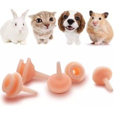 Evcil Hayvan Mini Silikon Meme Yavru Kedi Köpek Hamster Emzik Biberon 1 Adet
