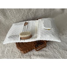 Babykar Bebek Alt Açma Çantası Organizer Müslin - Beyaz