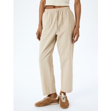 Beli Bağlamalı Cepli Balon Form Pantolon