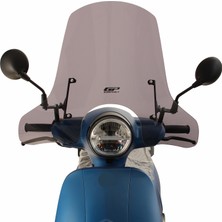 GP Kompozit SYM Fiddle 2024 Uyumlu Elcikli Ön Cam Füme 33 cm