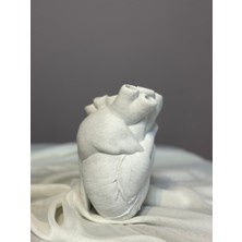 Anatomik Kalpli Vazo 18 cm