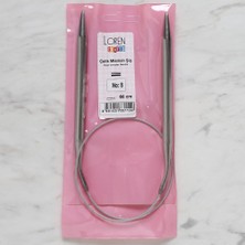 Loren Crafts 8  mm Çelik Misinalı Şiş 60  cm