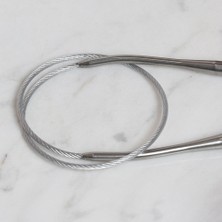 Loren Crafts 4,5  mm Çelik Misinalı Şiş 40  cm