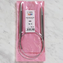 Loren Crafts 10  mm Çelik Misinalı Şiş 60  cm